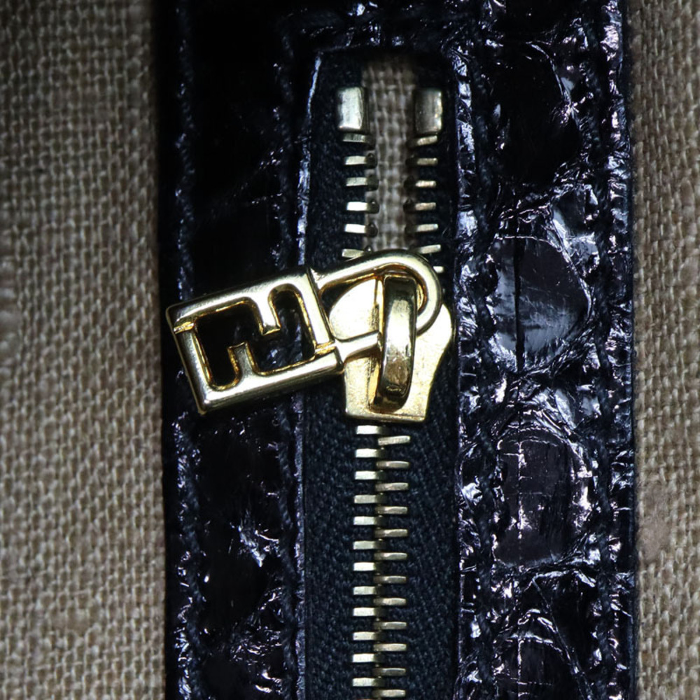 Fendi Maa Bucket Beaded Python One Shoulder Bag B… - image 8